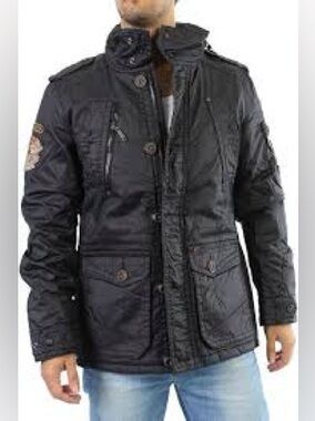 KHUJO, military / biker coat for men!
